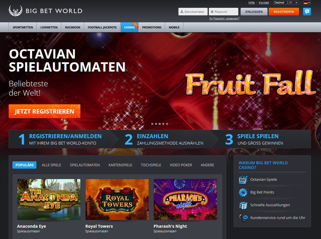 Bigbetworld Casino