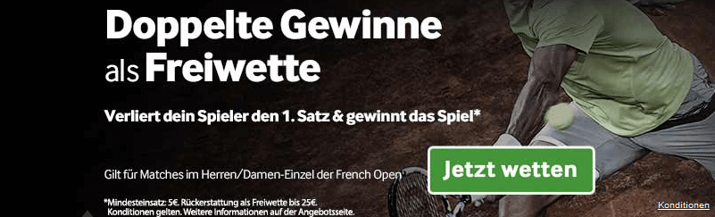 betway doppelte gewinne French Open