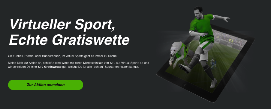 Gratiswette 10 € Mobilebet Virtual Sports