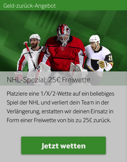 Wetten auf die NHL