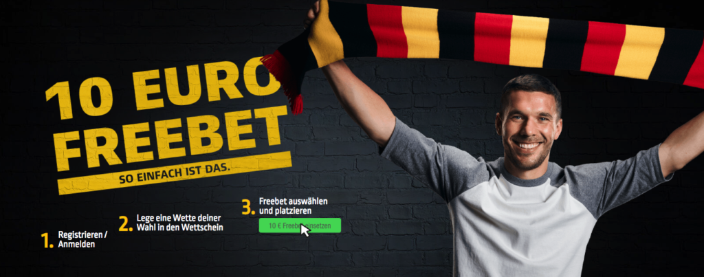 Gratiswette Freebet Freiwette 10 € XTiP