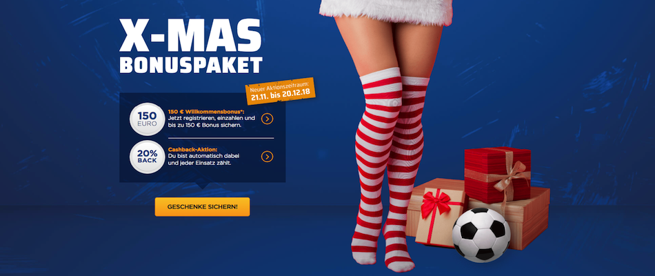 bet3000 150 euro bonus und 20% geld zurück bei verlorenen wetten