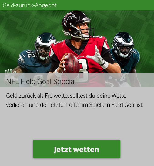 Wetten auf die NFL