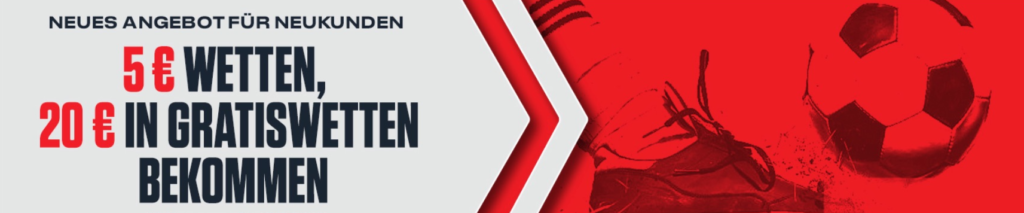 5 € wetten 20 € in gratiswetten bekommen ladbrokes bonus sportwetten neukunden