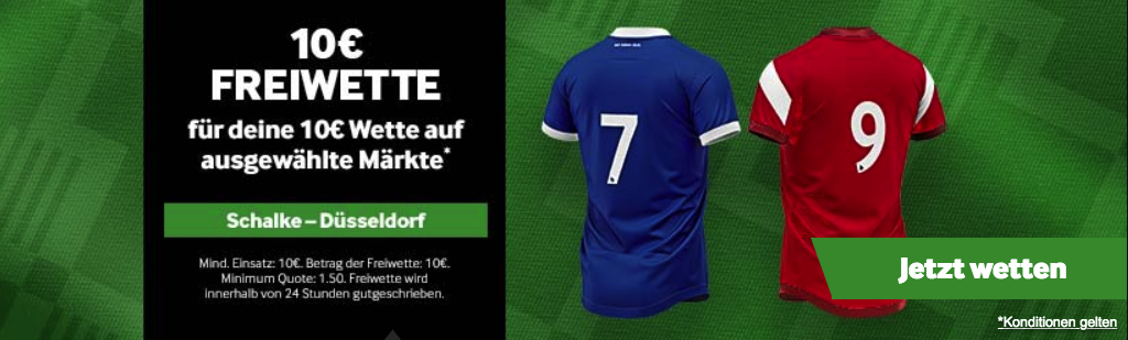 wetten auf schalke 04 gegen fortuna düsseldorf bei betway