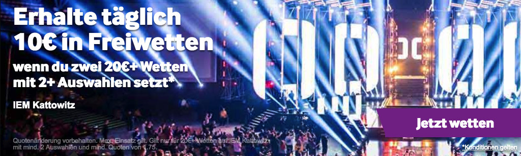 Wetten auf Events der IEM Katowice bei Betway