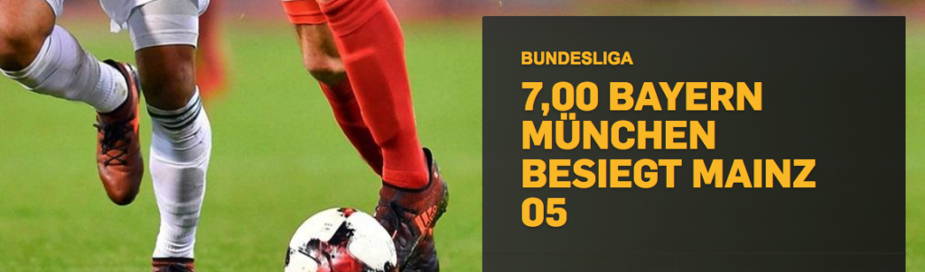 Wetten auf Bayern München gegen Mainz 05