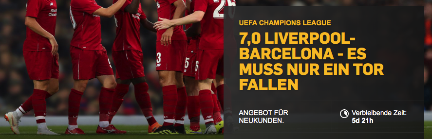 wetten auf liverpool gegen barcelona - es muss nur ein tor fallen