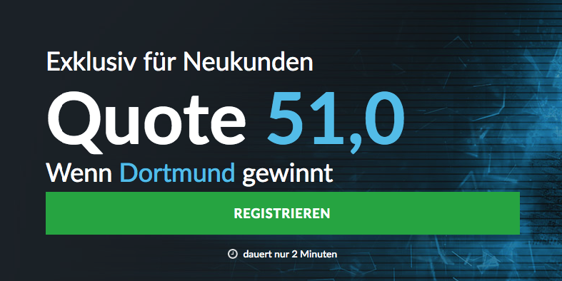 BetVictor Quoten-Boost auf Sieg Dortmund gegen Gladbach