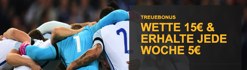 jede woche 5€ freebet als treuebonus bei betfair