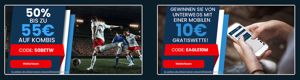 eaglebet aktionen für bestandskunden