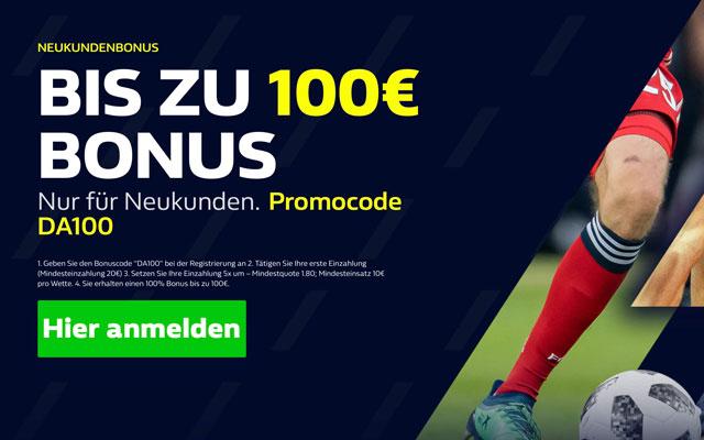 William Hill: Wettbonus auf mitteleuropäisches Niveau angepasst