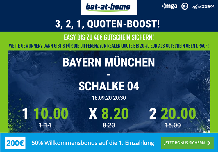 Bet-at-Home Quotenboost 