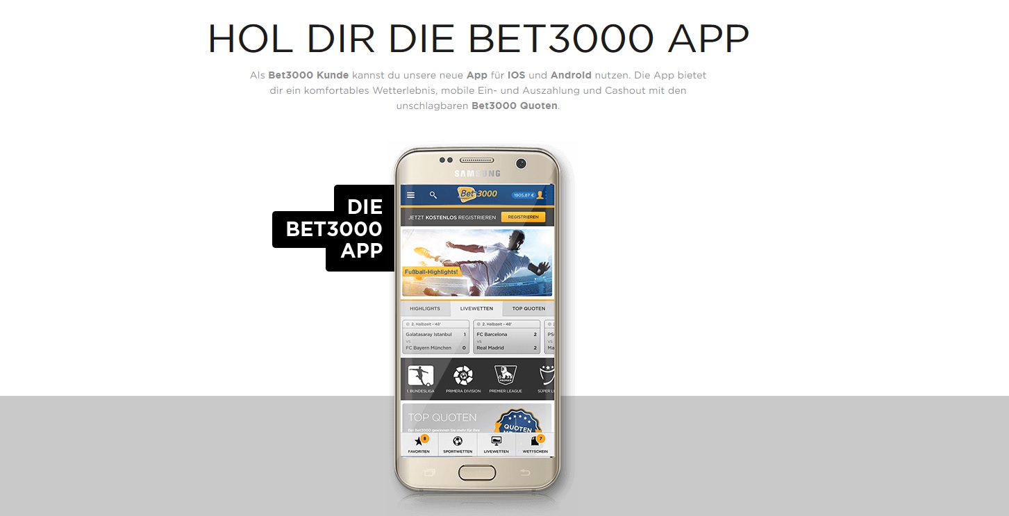 Bet3000: Die besten Sportwetten Apps für den täglichen Gebrauch