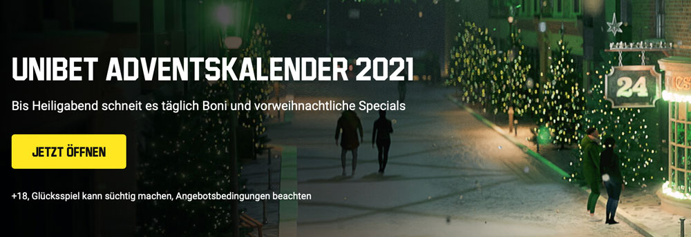 Unibet Adentskalender