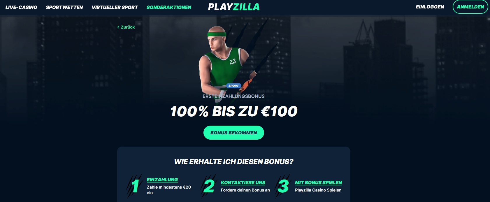 Playzilla Bonus: Jetzt bis zu 100 € als Willkommensbonus sichern!