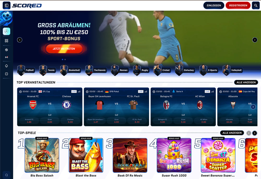 Scored Website
