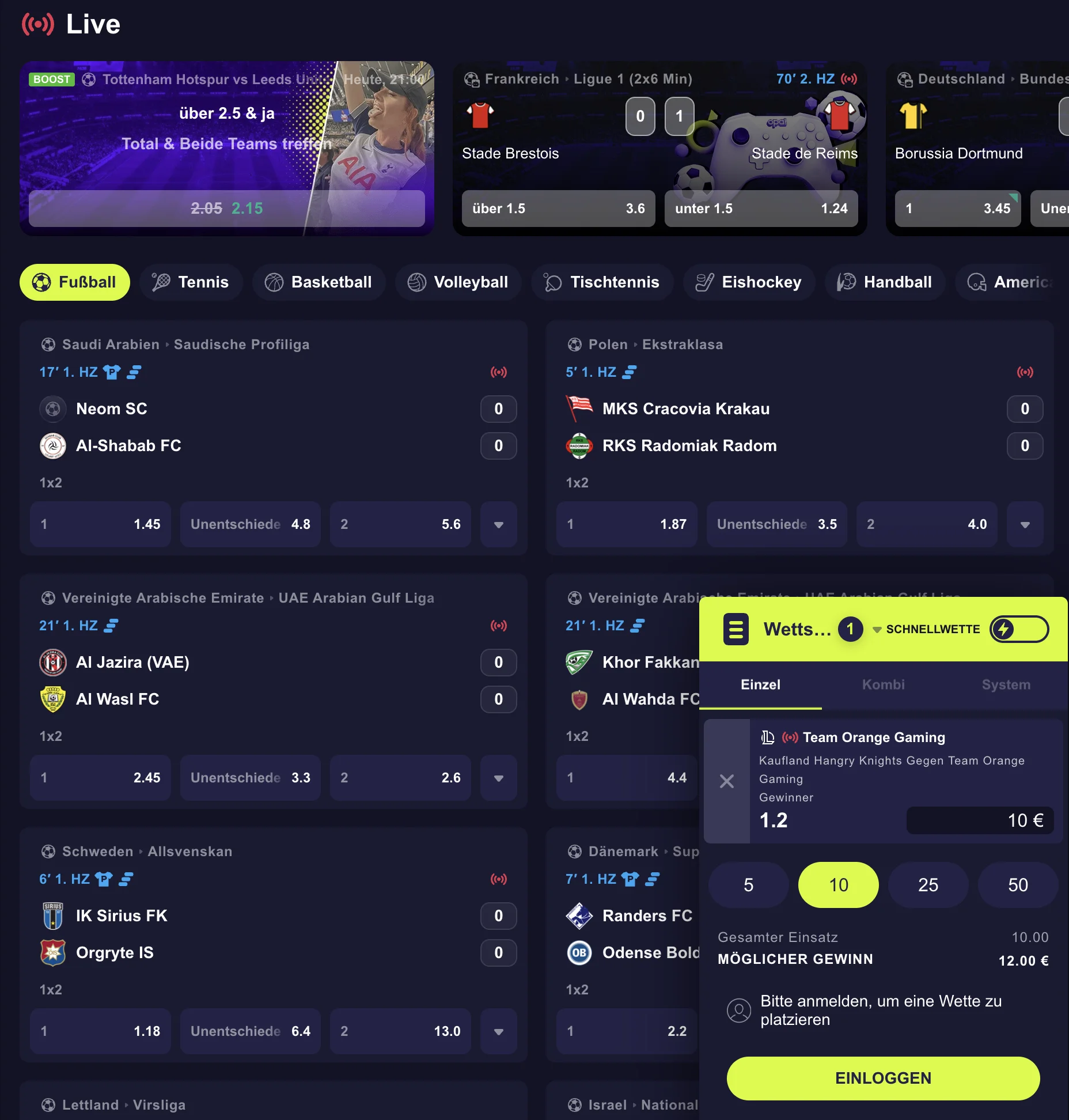 Opabet Livewetten