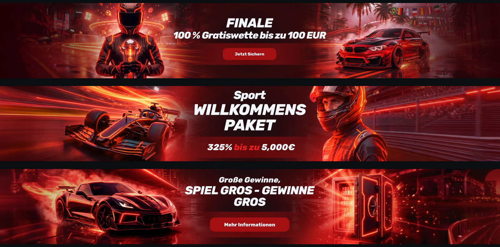 RedRacer Willkommenspaket