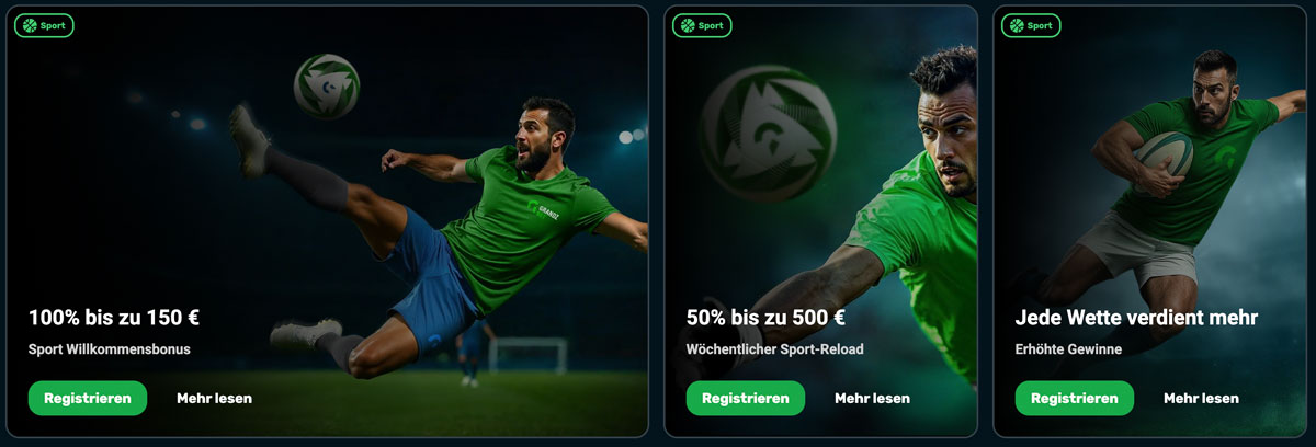 GrandzBet Willkommensbonus